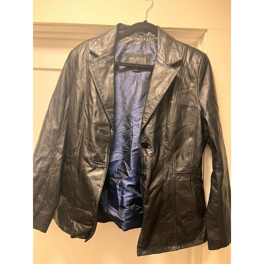 wilson pelle studio vintage leather jacket
